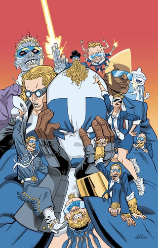 Illustration for article titled It's A Crisis Of Infinite Woodys In Valiant-Sized Quantum & Woody #1!